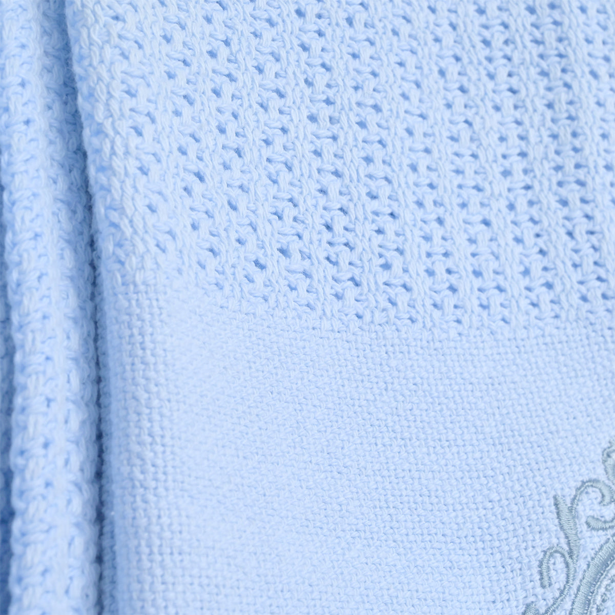 personalised cellular baby blanket for boys