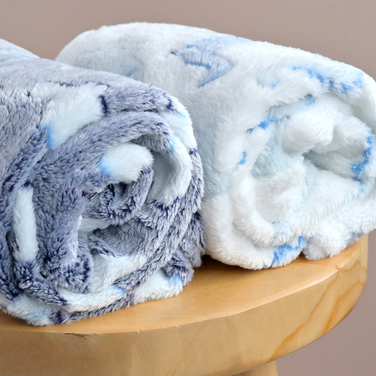 Personalised Blue Dinosaur Baby Blanket