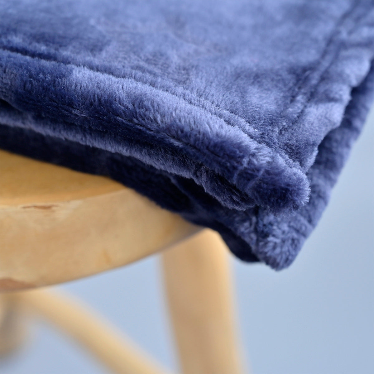 Personalised Navy Star Jacquard Baby Blanket