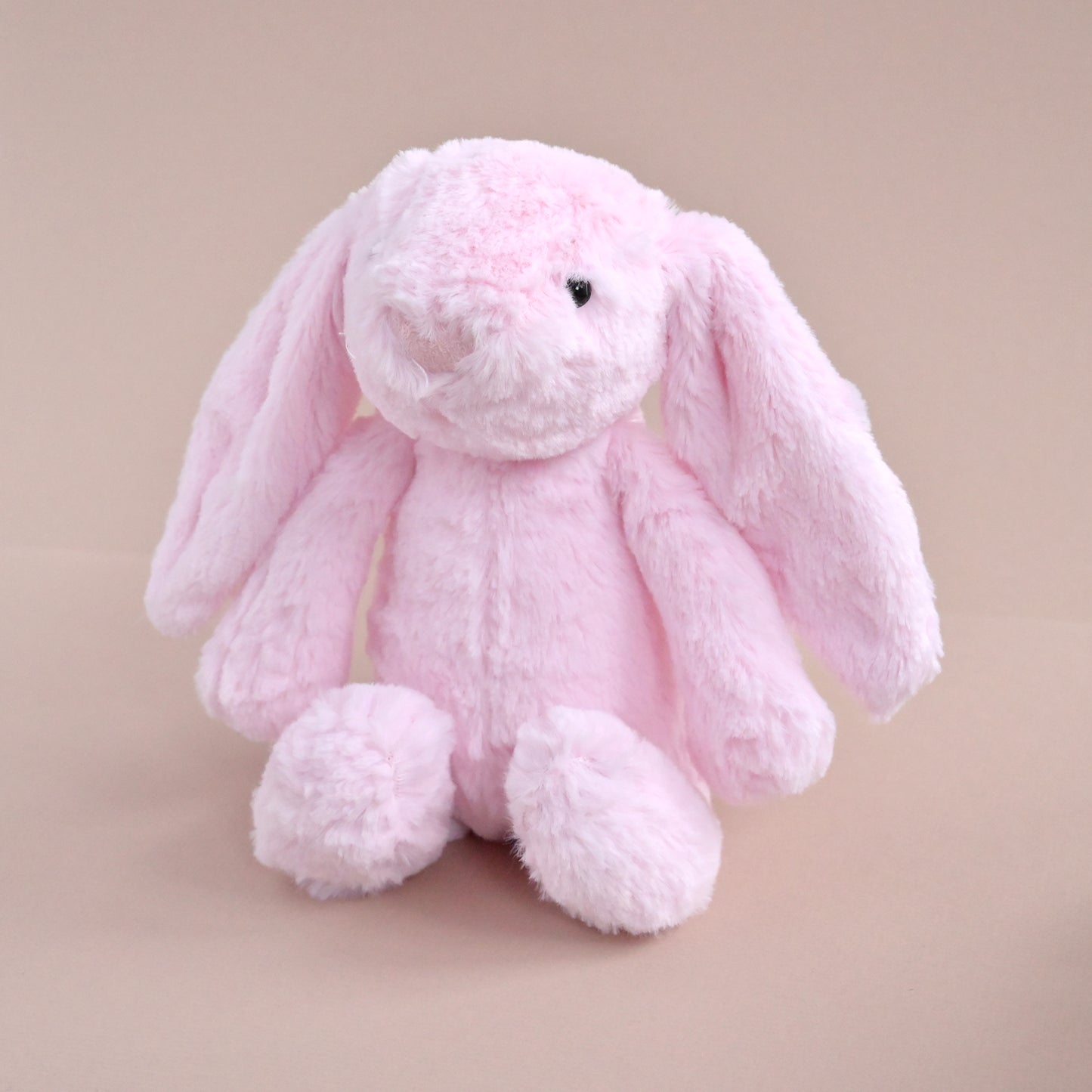 personalised pink soft baby bnny toy