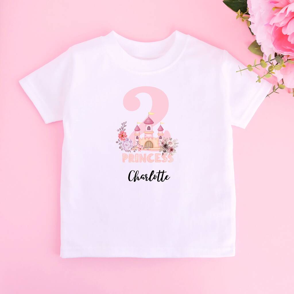 Personalised Princess Birthday T-Shirt