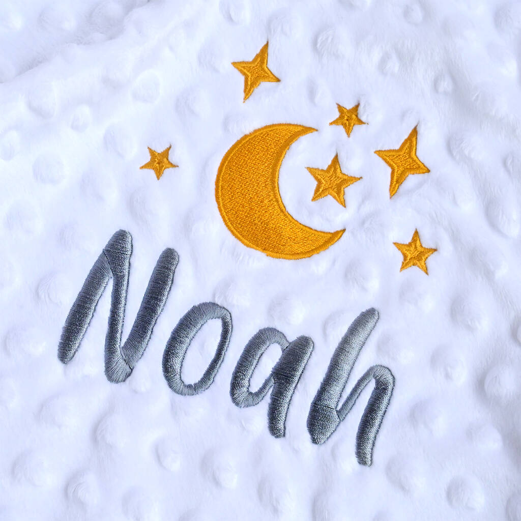 Personalised White Bauble Square Blanket