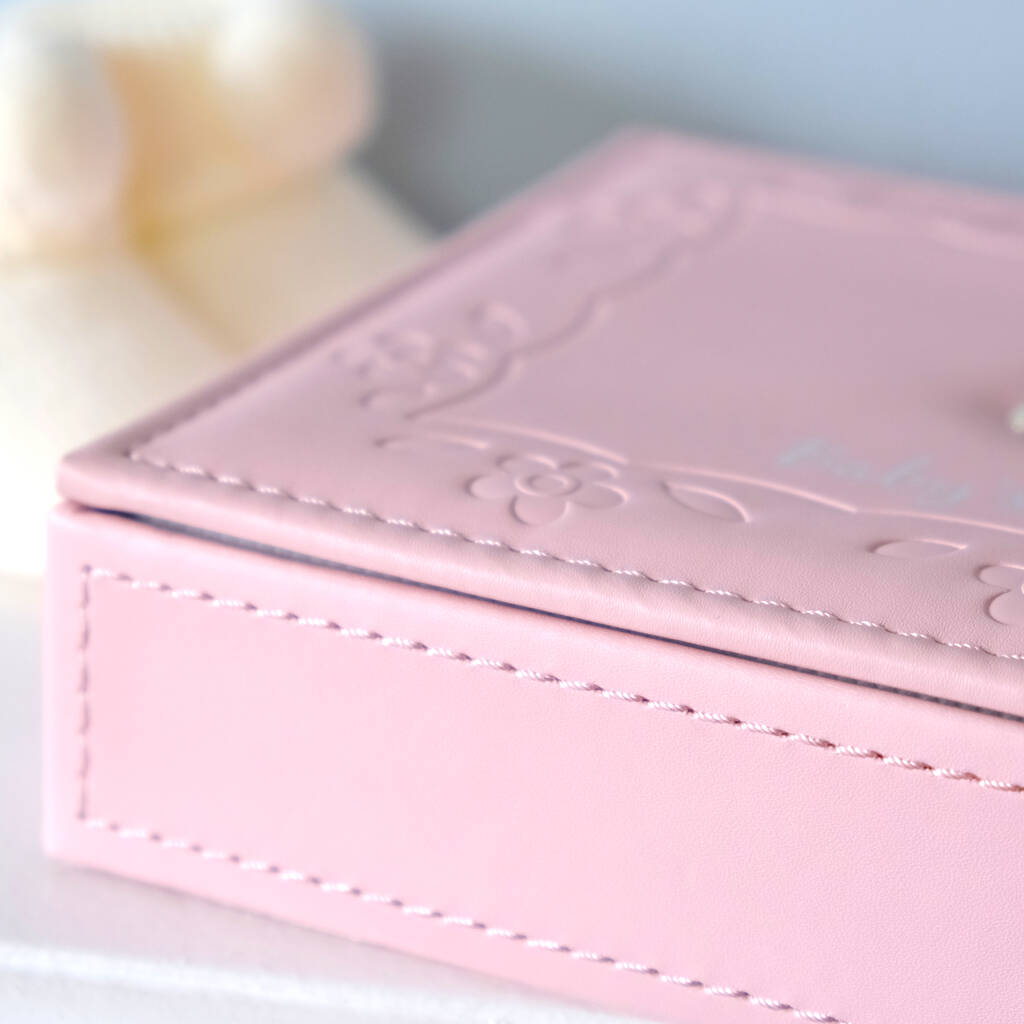 Personalised Pink Rocking Horse Keepsake Box