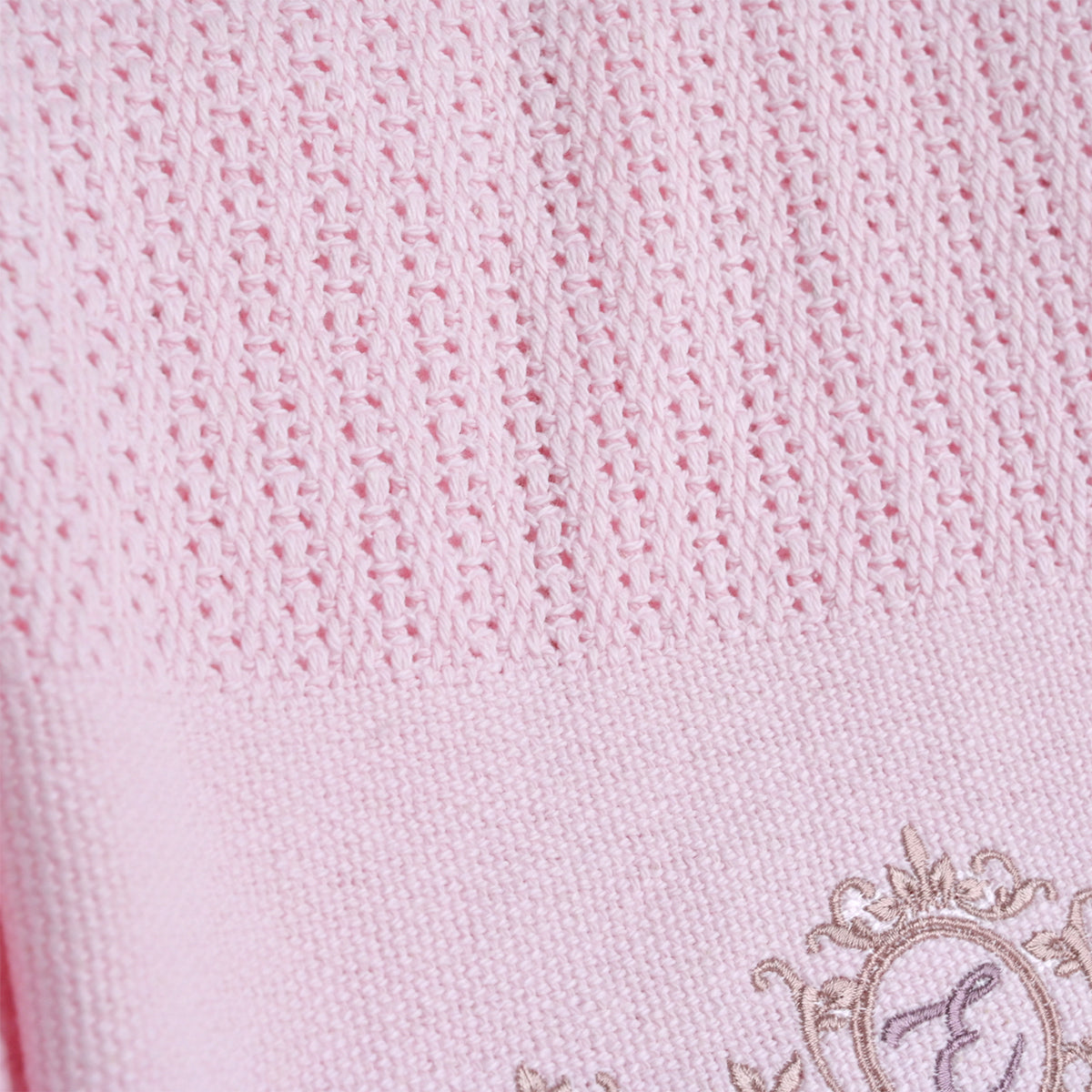 cellular pink baby blanket