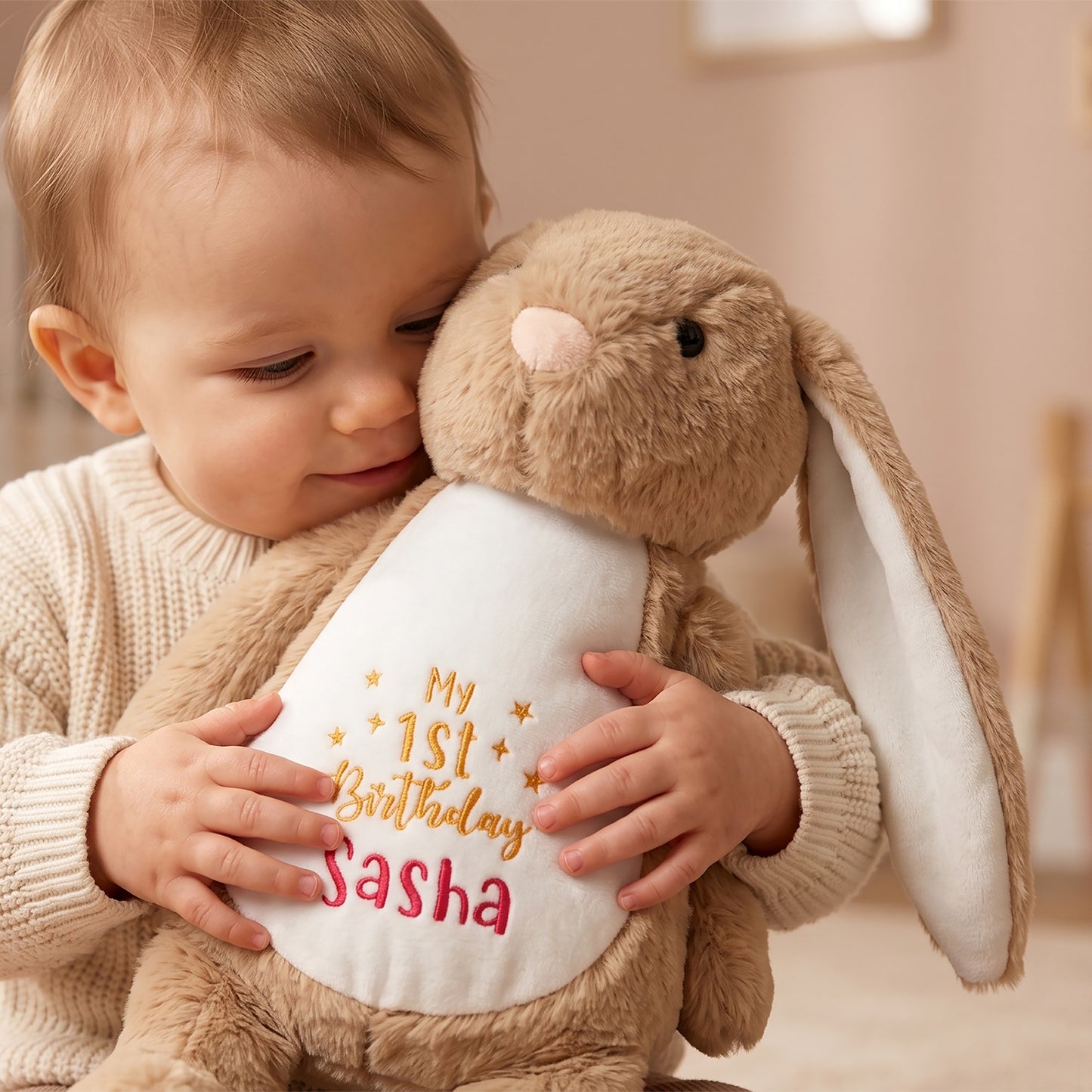 Personalised My 1st Birthday Bunny Soft Toy