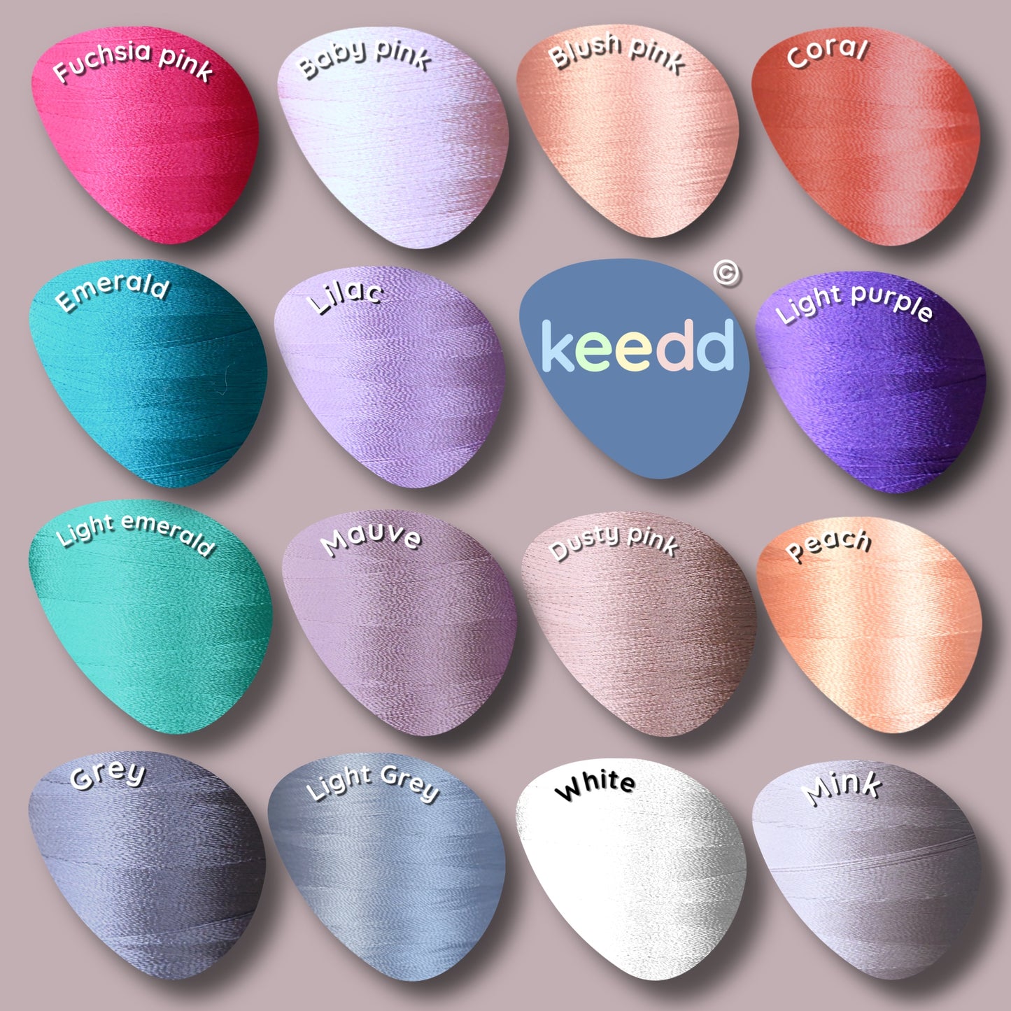 keedd embroidery threads