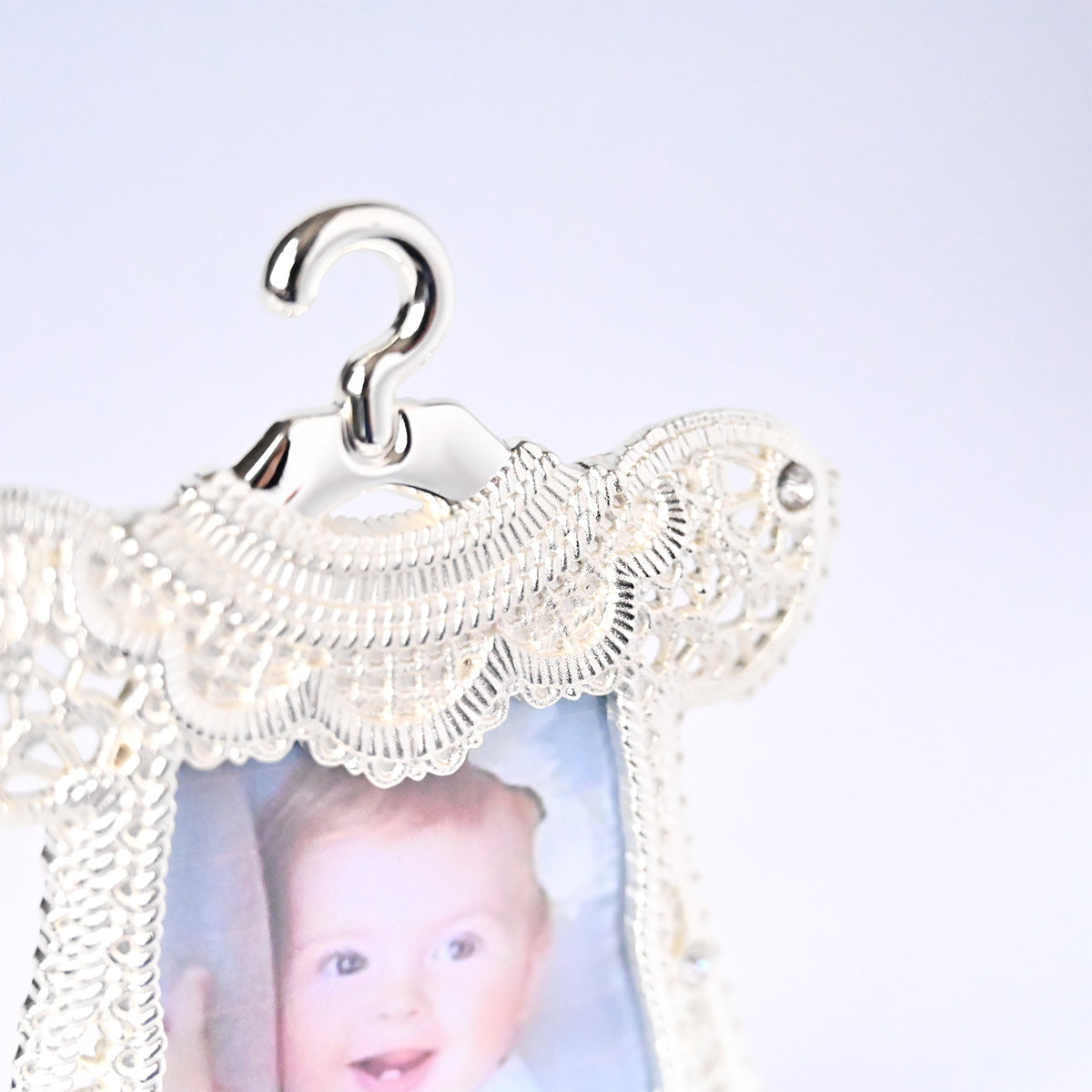 Personalised Lace Baby Dress Photo Frame