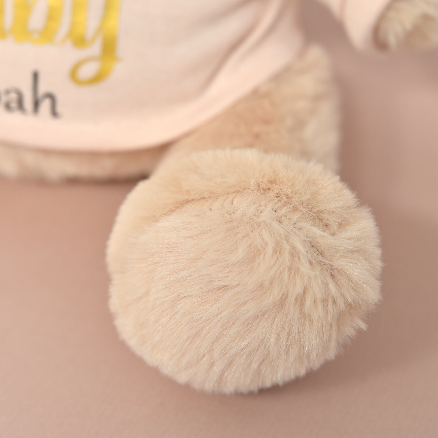 Personalised "Baby" Teddy Bear Soft Toy, Tan