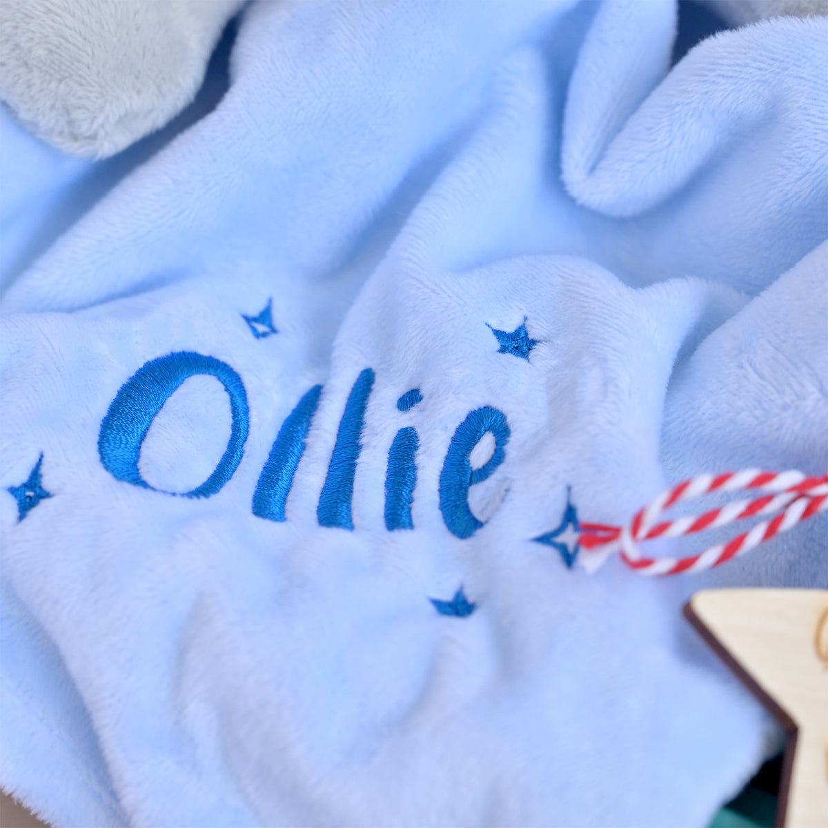 Personalised Elephant Comforter & Booties Gift Set