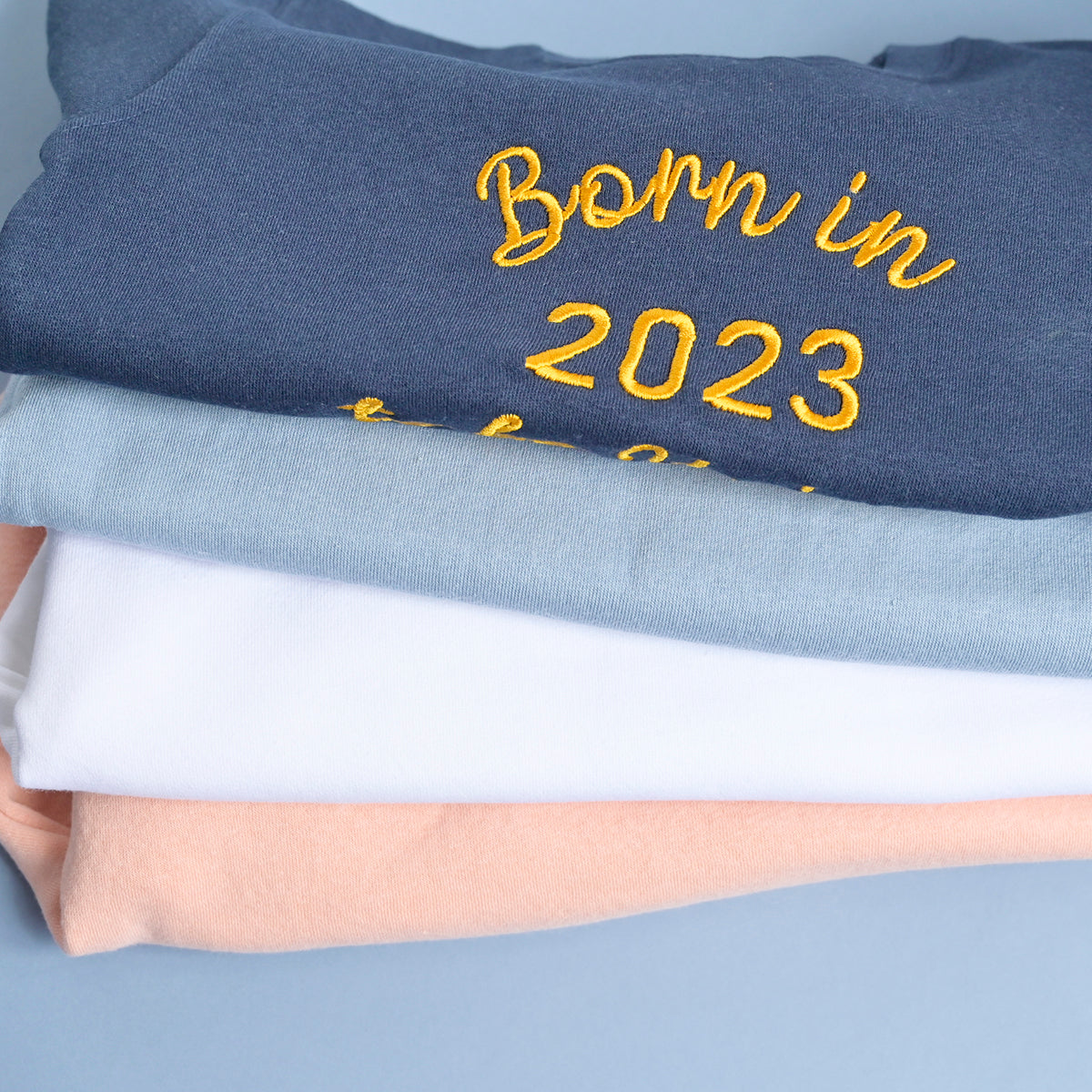 Kids Embroidered Sweatshirt "Born in to be Unique"