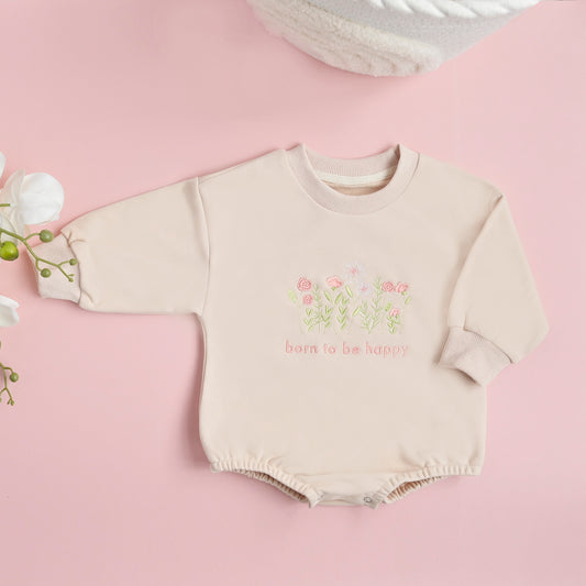 Baby Romper "Born to be Happy"