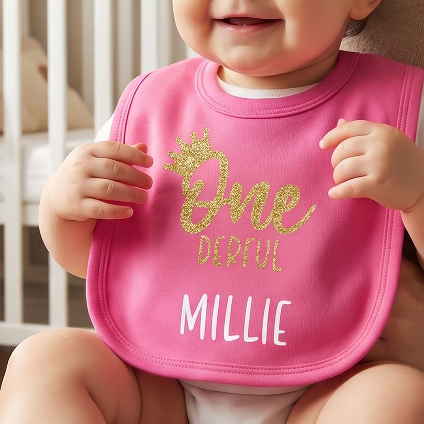 One-derful Personalised 1st Birthday Bib