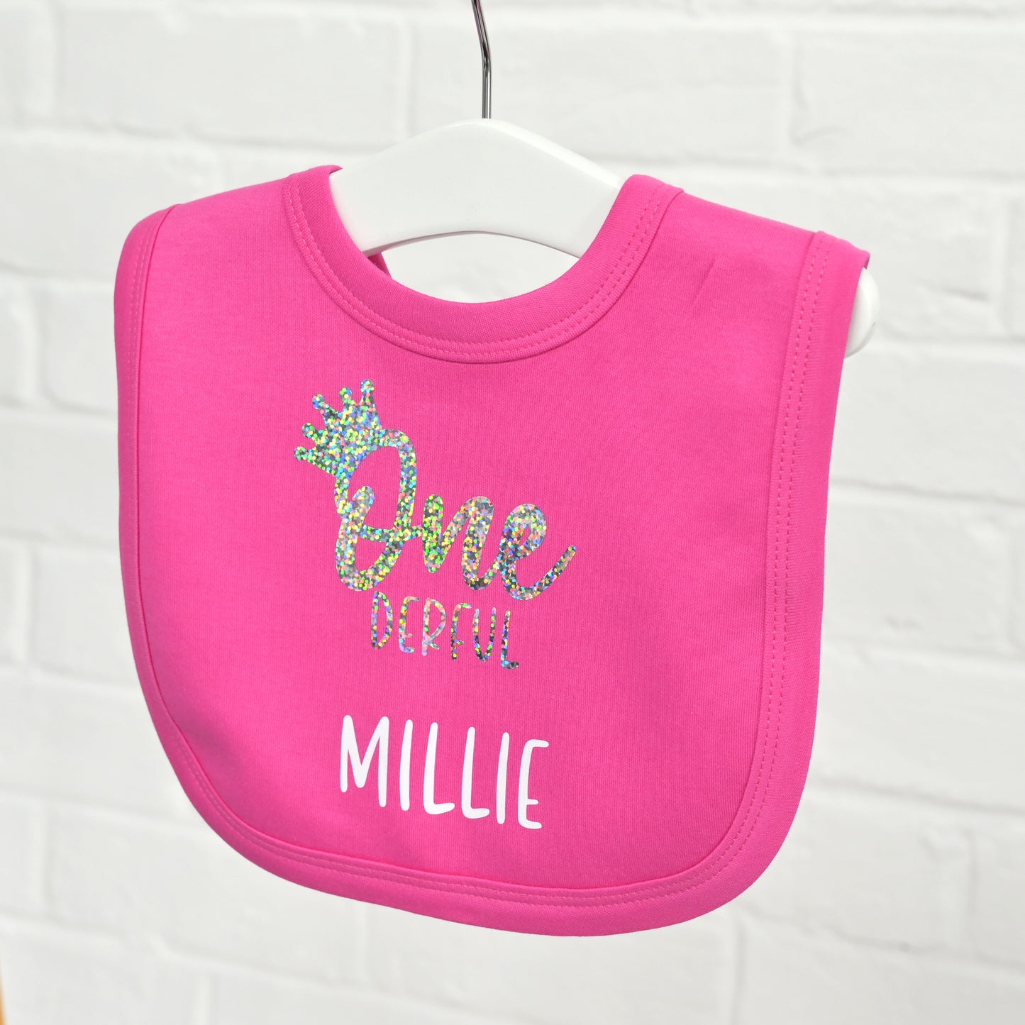 One-derful Personalised 1st Birthday Bib