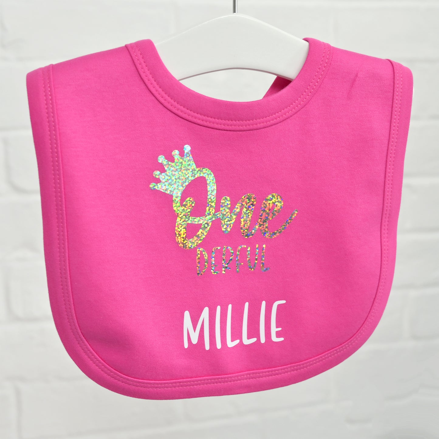 One-derful Personalised 1st Birthday Bib