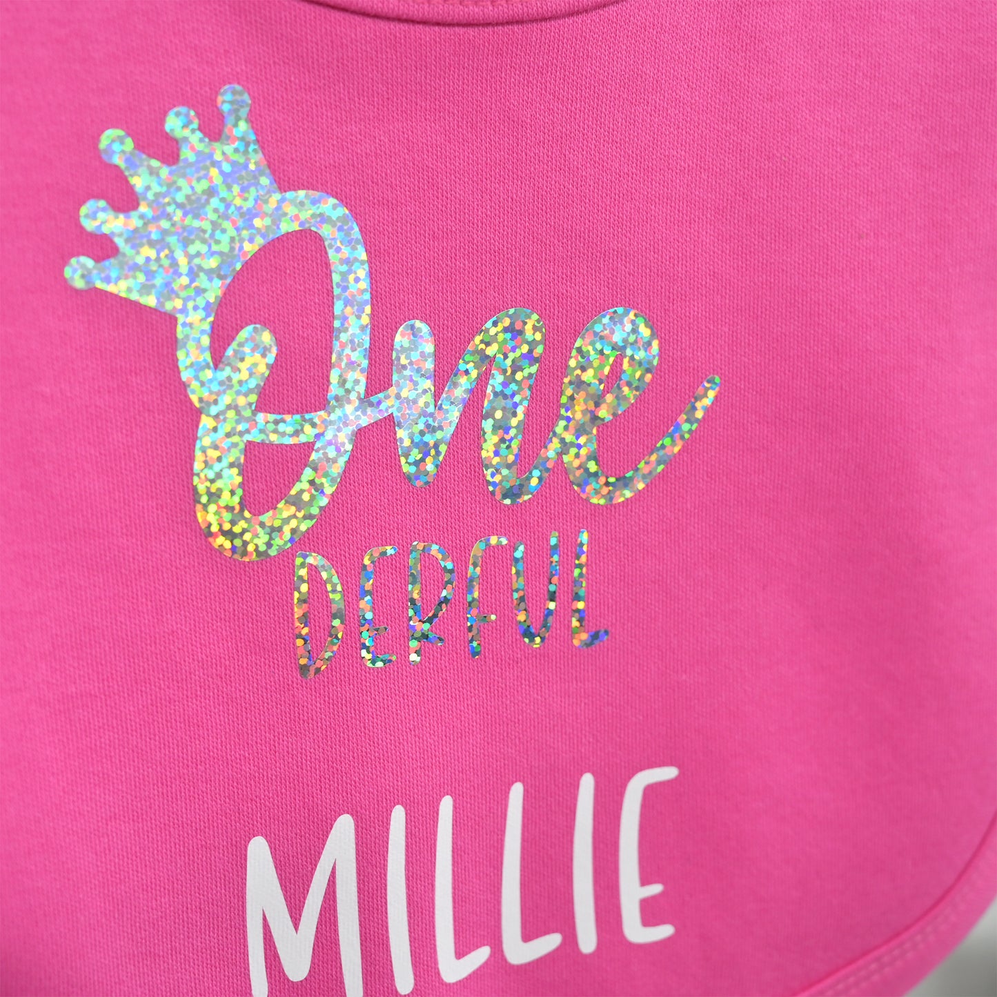 One-derful Personalised 1st Birthday Bib
