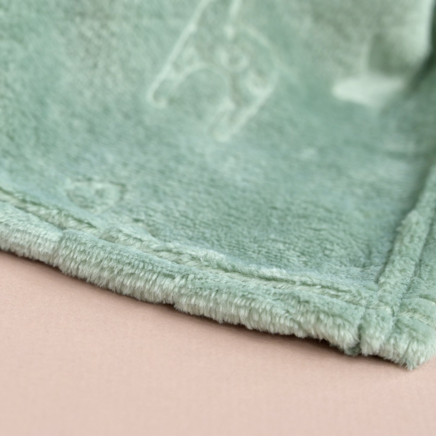 Personalised Embossed Animal Flannel Wrap