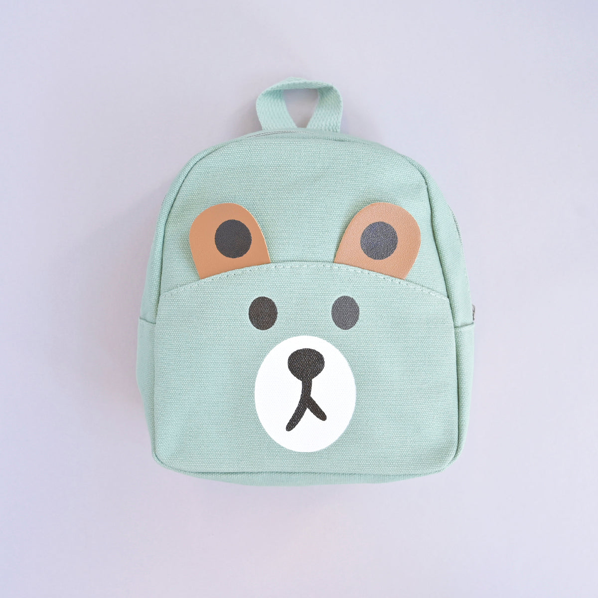 Personalised Kids Teddy Green Backpack