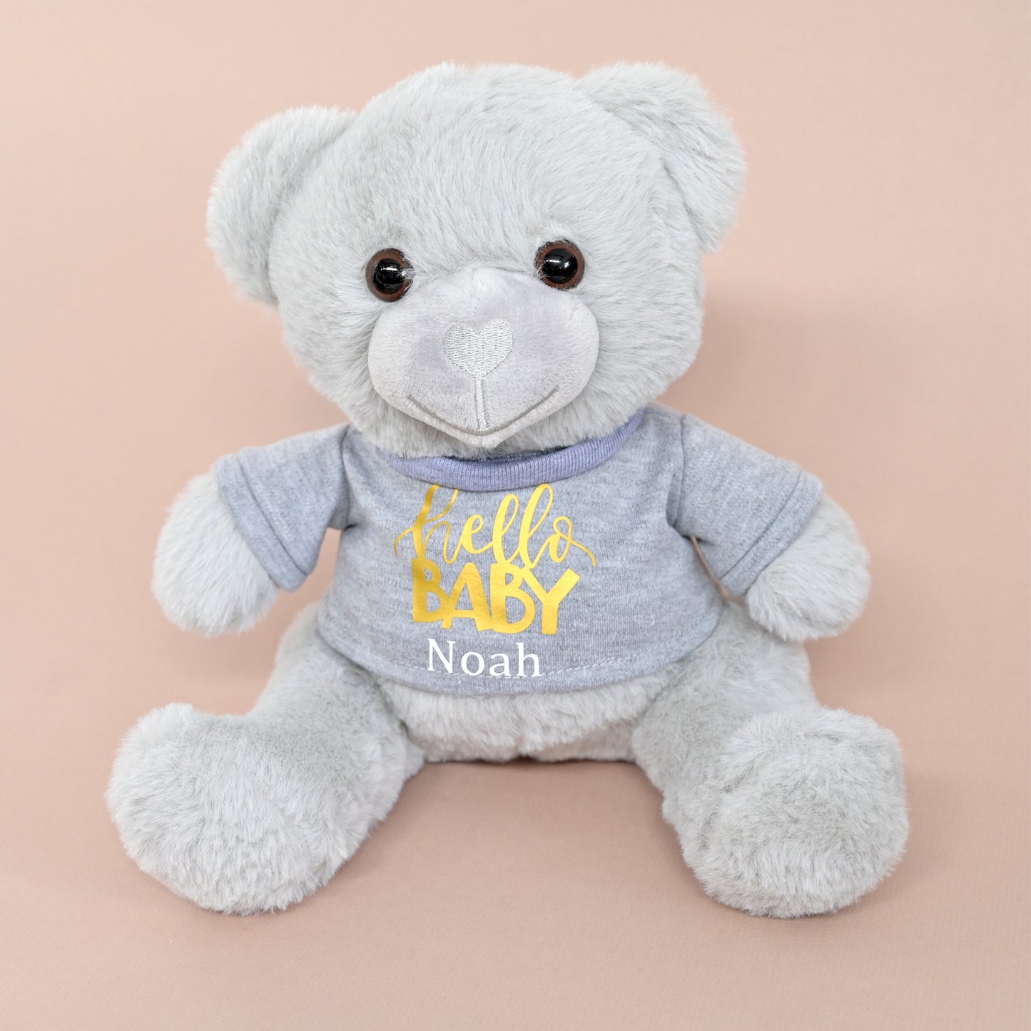 Personalised "Hello Baby" Teddy Bear Soft Toy