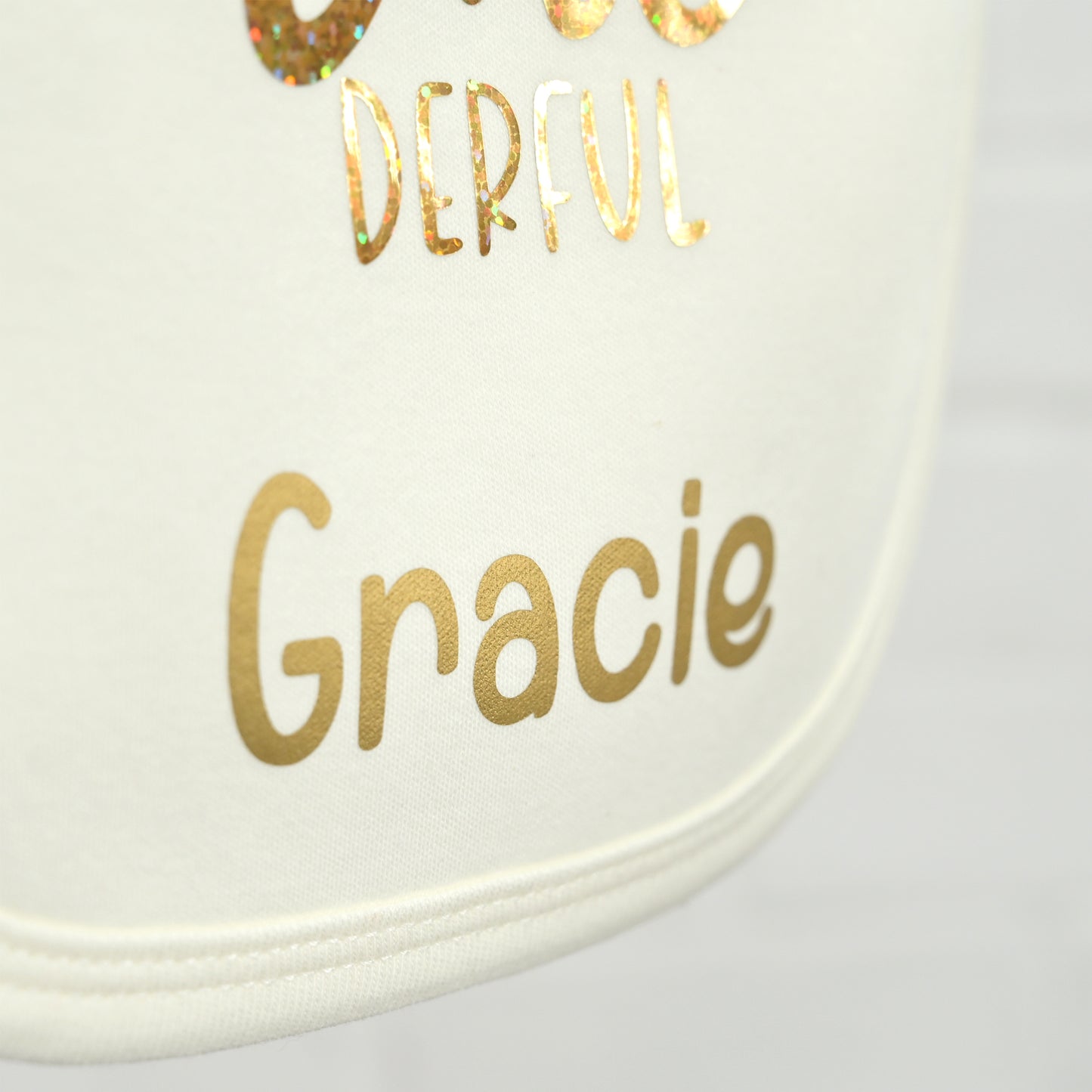 Ivory One-derful Personalised 1st Birthday Bib