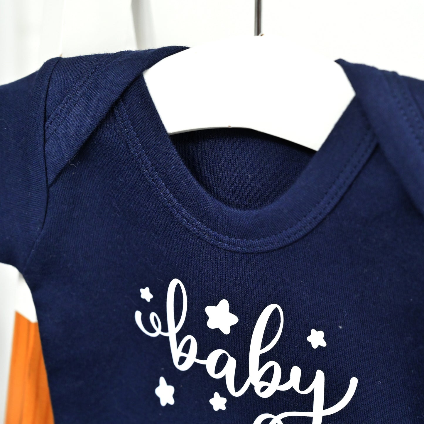 Personalised "Baby" Navy Bodysuit