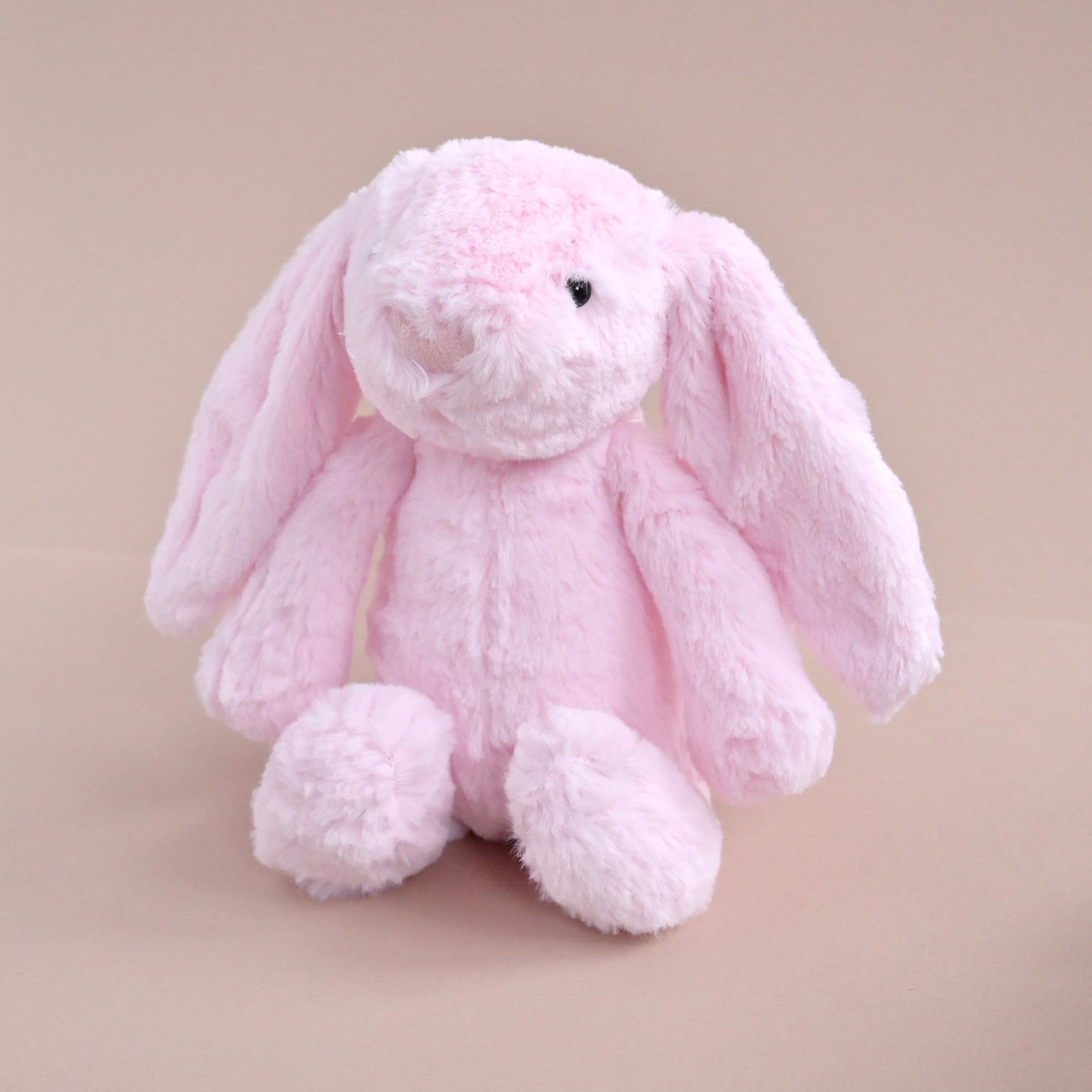 personalised pink soft baby bnny toy