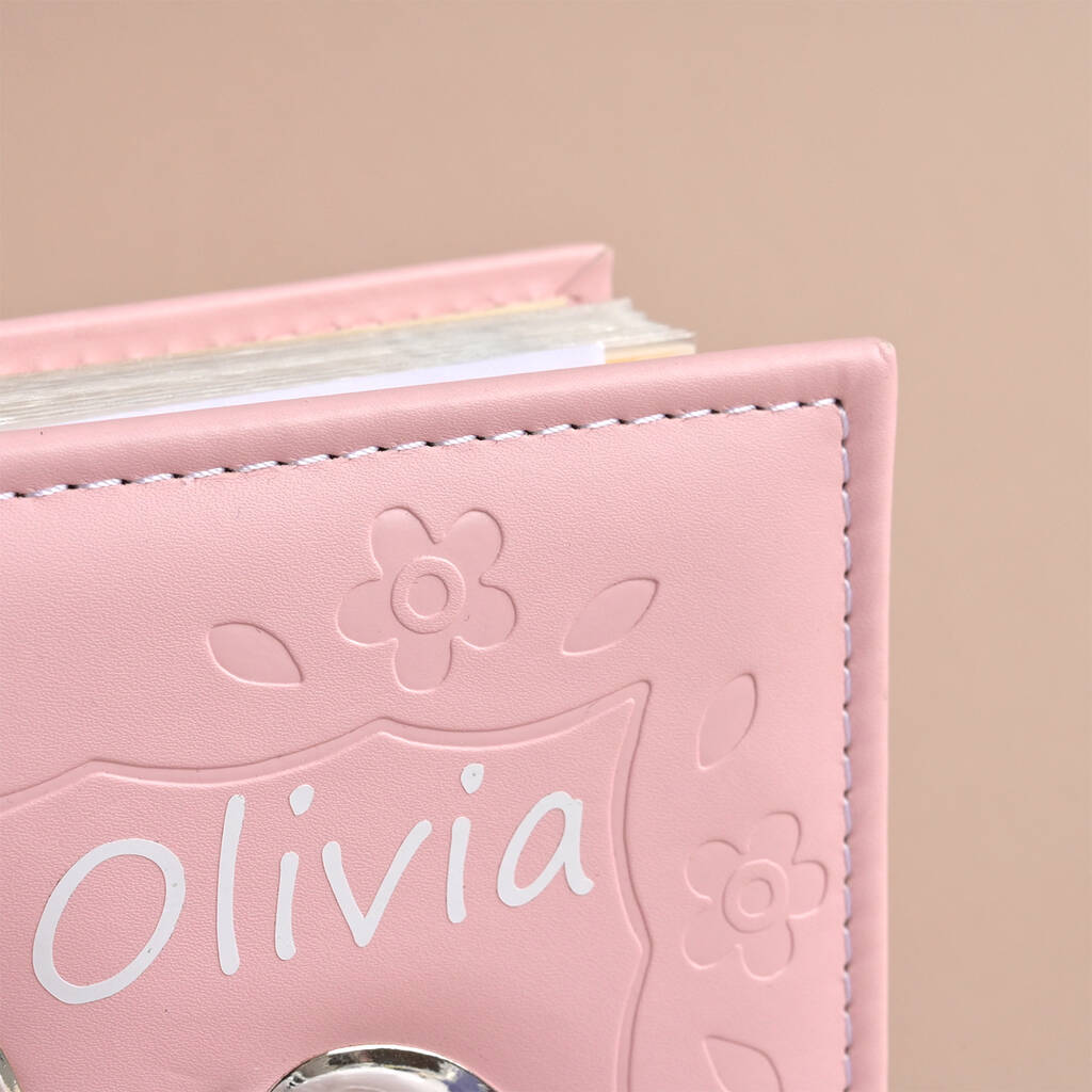 Personalised Pink Rocking Horse Photo Album