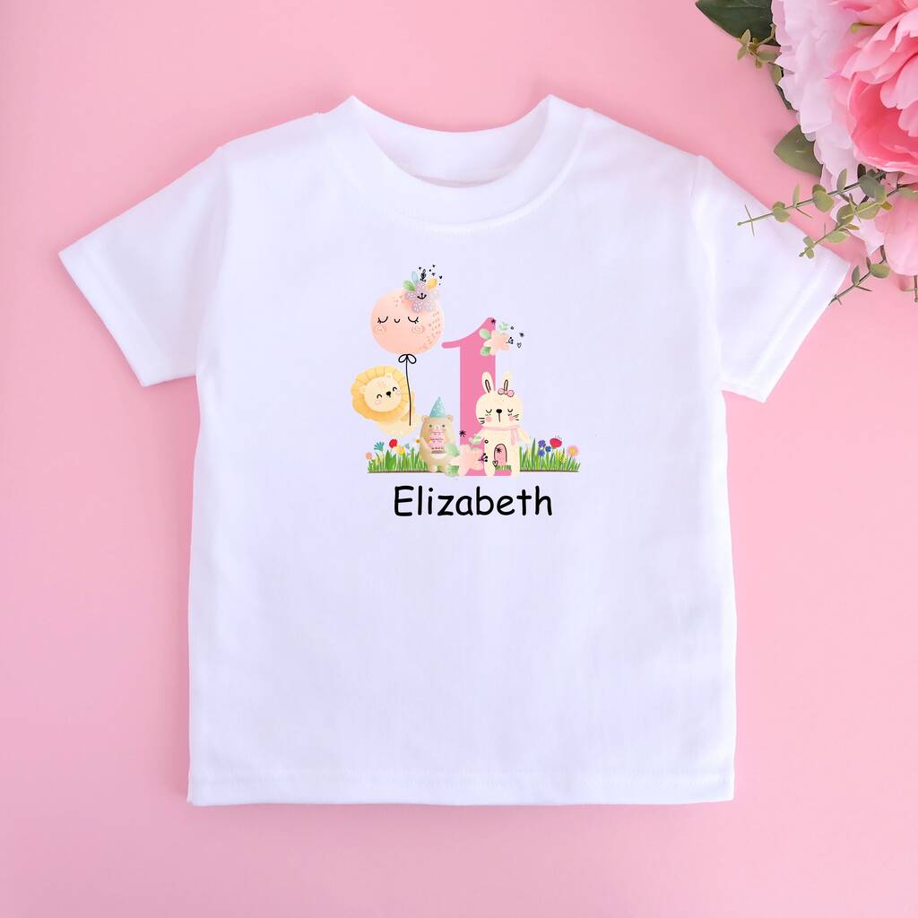 Personalised Kids Birthday T-Shirt