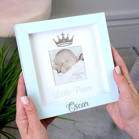 Personalised Blue Boy Photo Frame