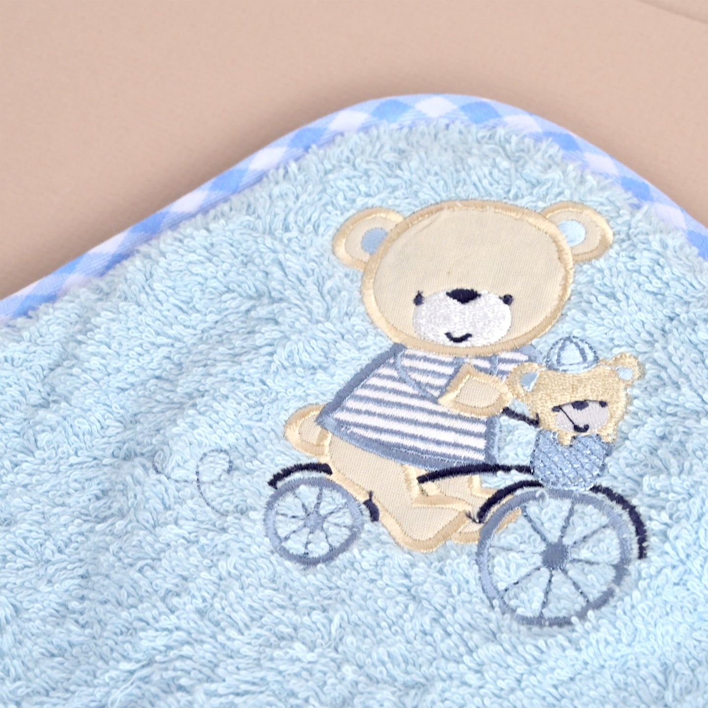 Personalised Teddy Bear Hooded Baby Towel