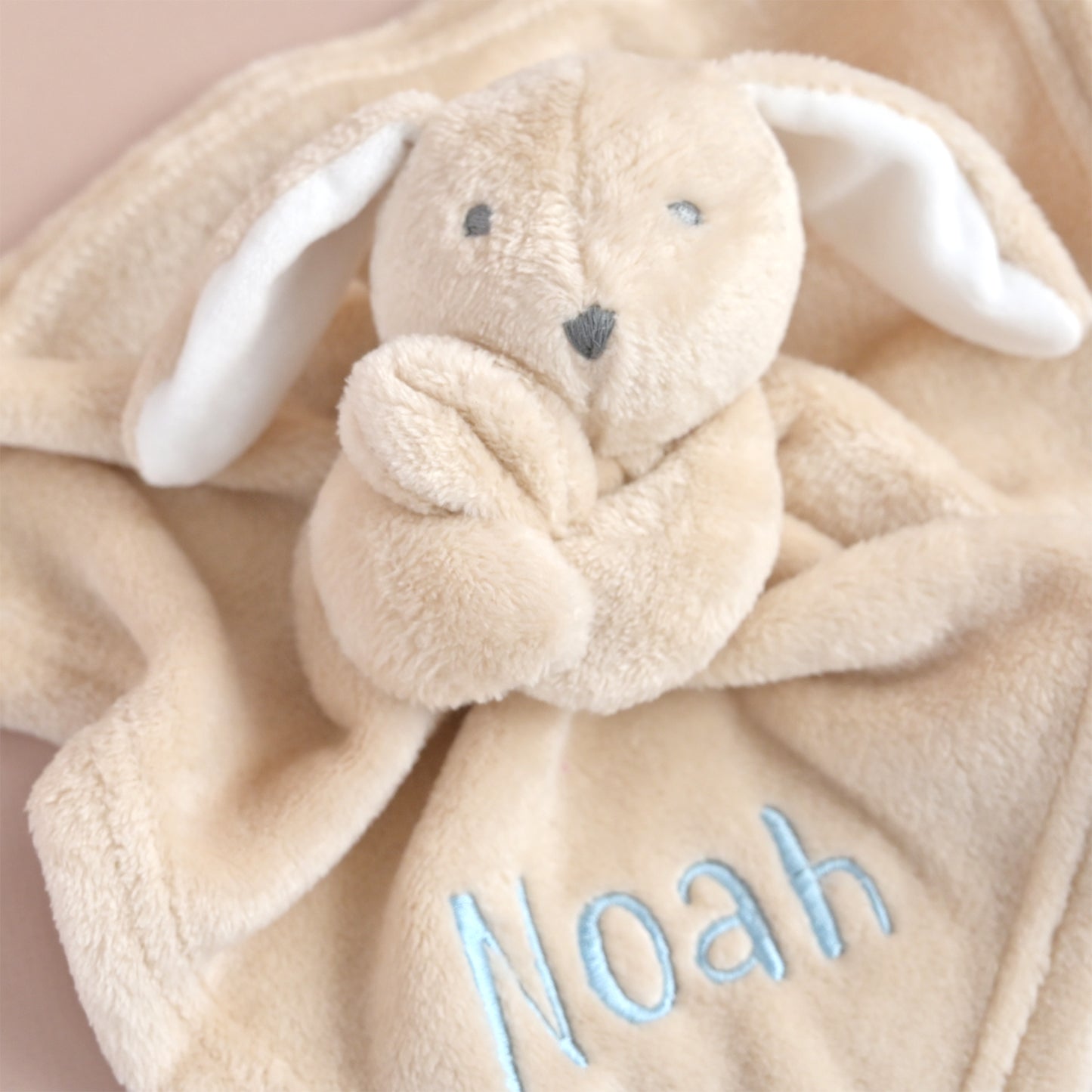 Personalised Beige Bunny Comforter