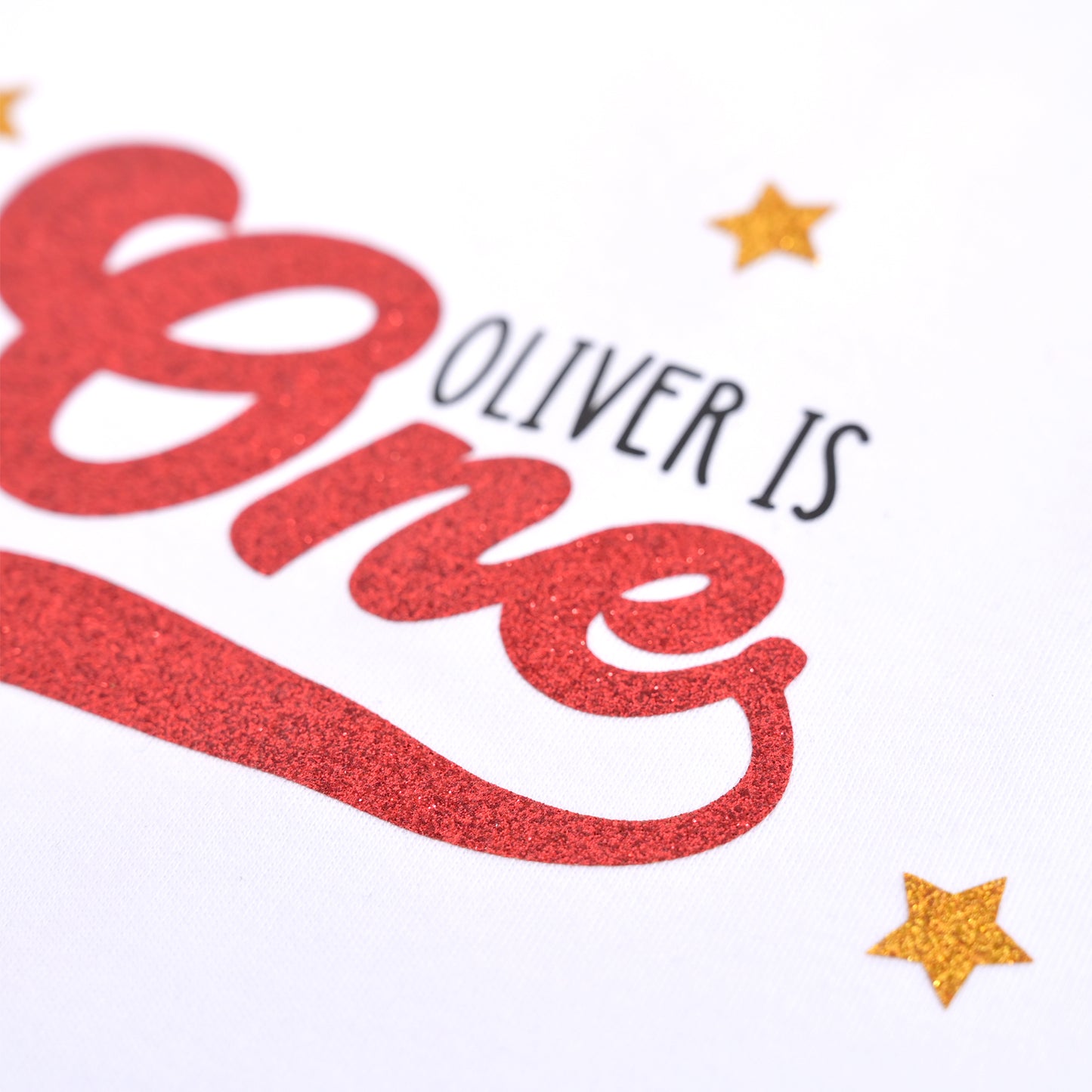 Personalised "Is One" 1st Birthday Bib