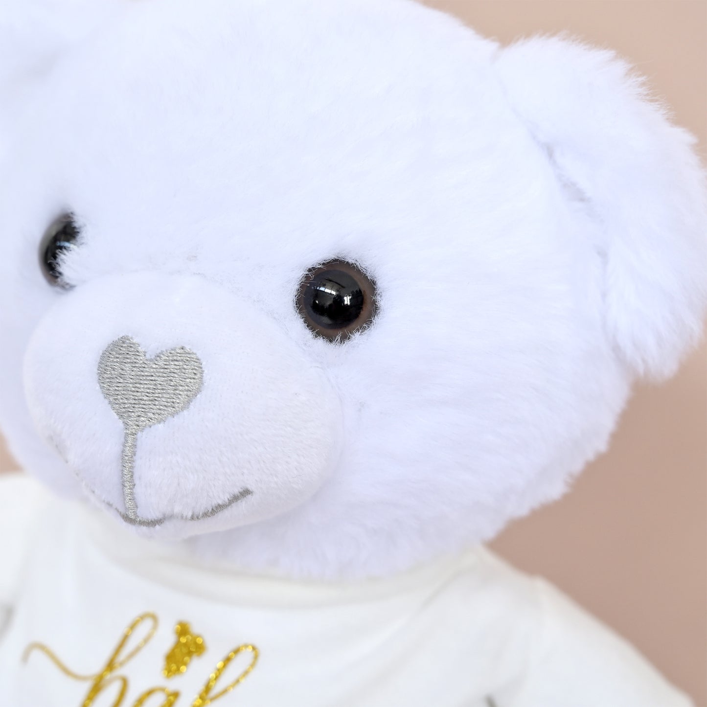 Personalised "Baby" Teddy Bear Soft Toy, White